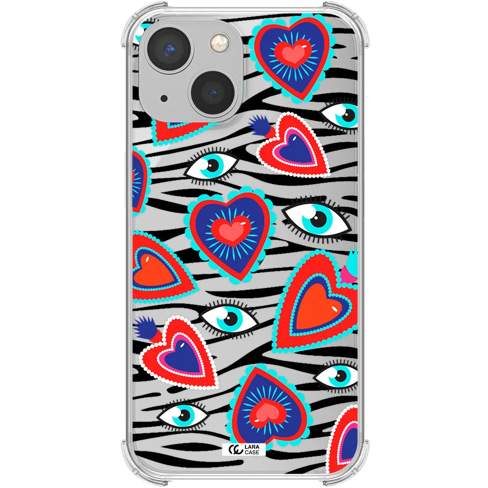 Eye Heart Apple iPhone 13 Clear PC Case