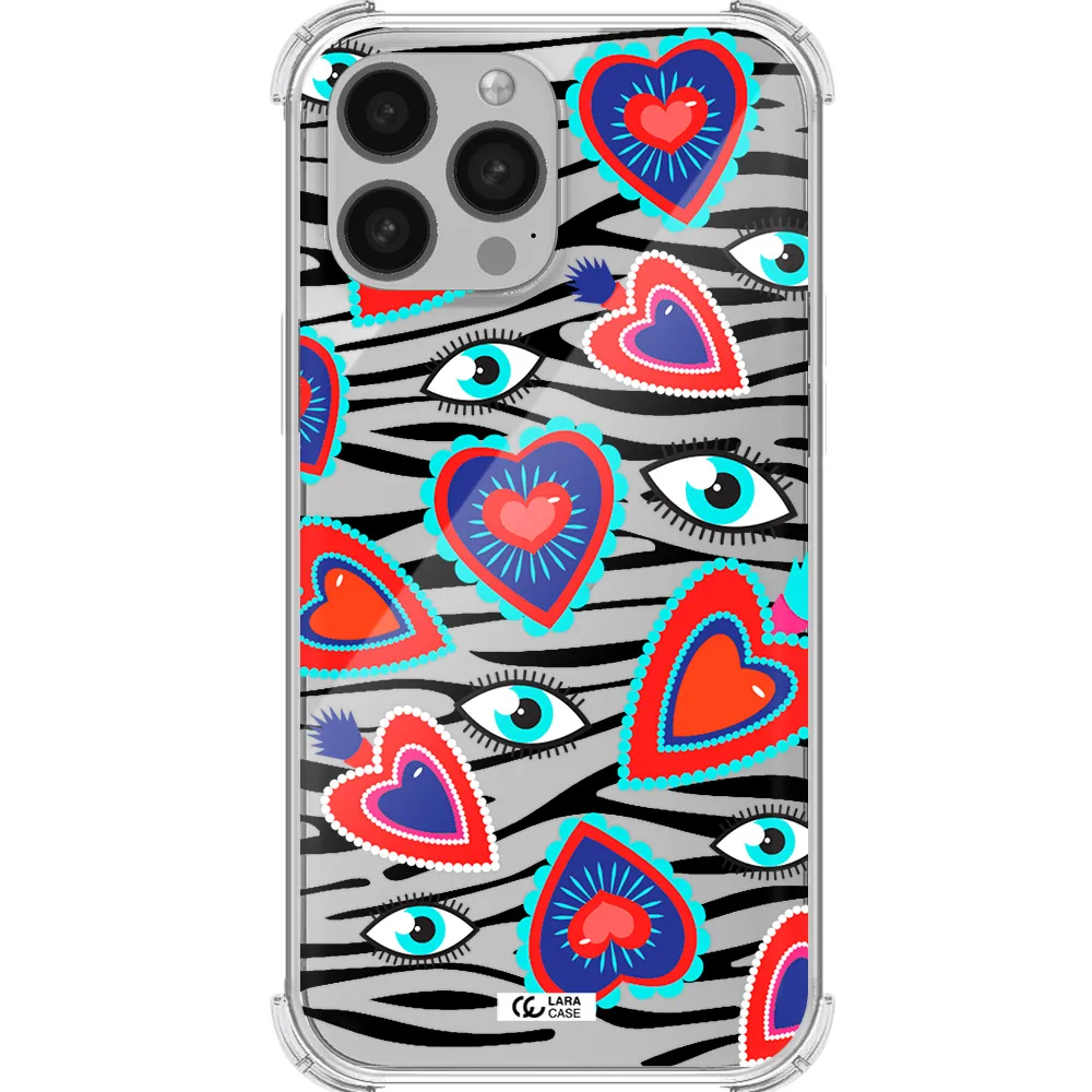 Eye Heart Apple iPhone 13 Pro Max Clear PC Case