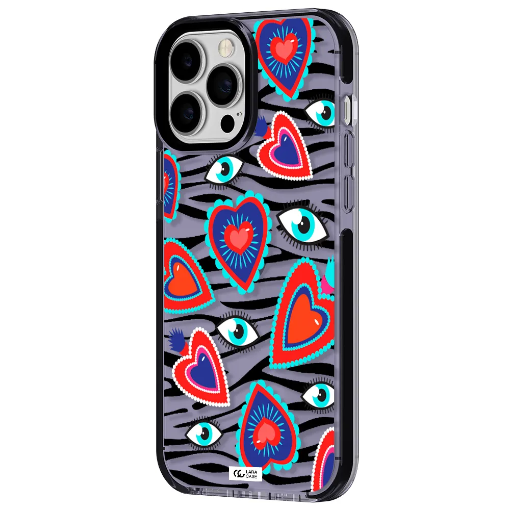 Eye Heart Apple iPhone 13 Pro Max impact Lilac Case
