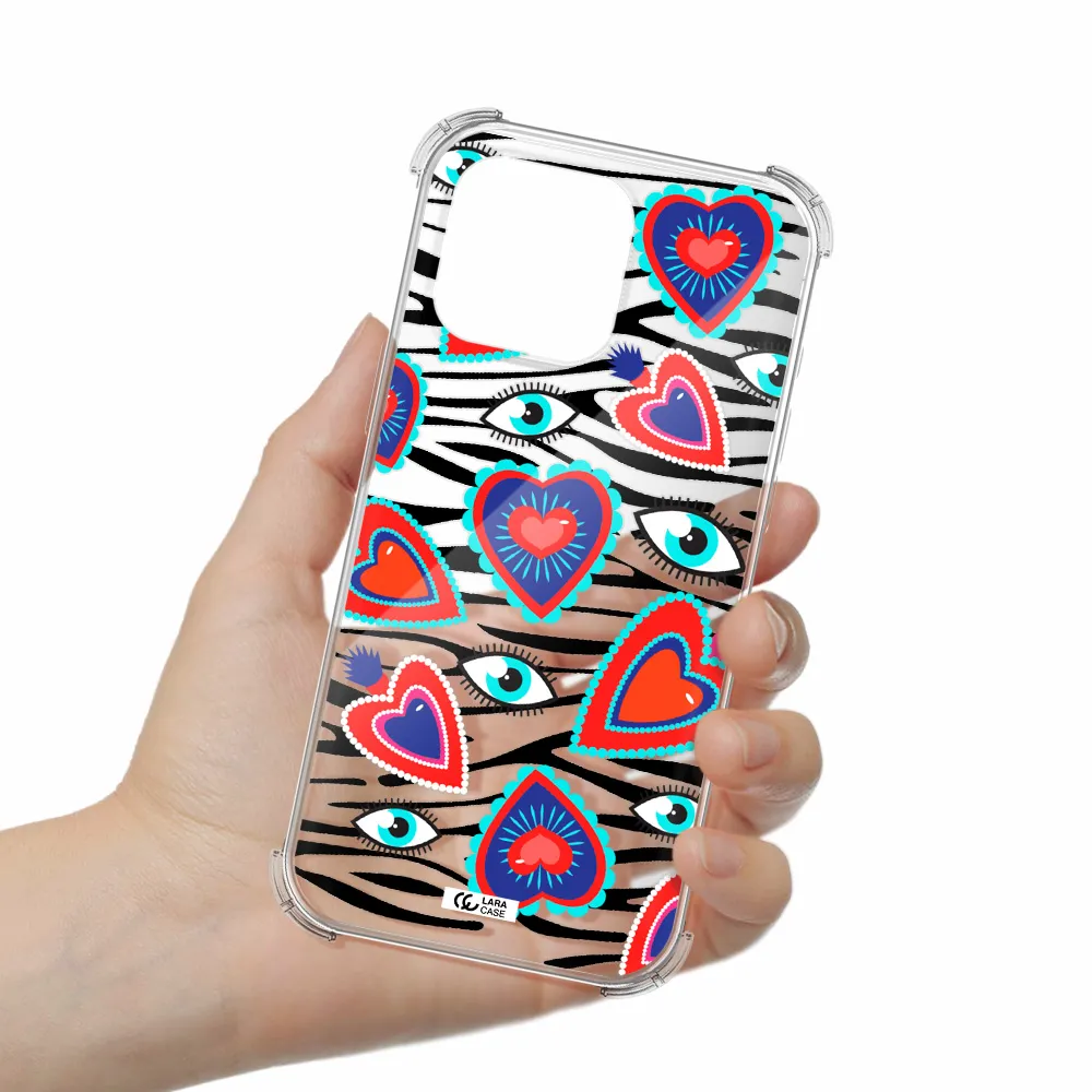 Eye Heart Apple Iphone 16 Pro Max Clear Pc Case