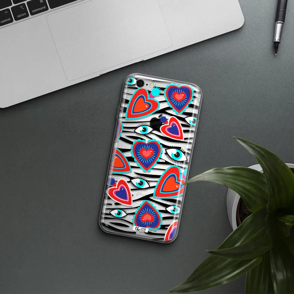 Eye Heart Apple iPhone 6 Clear TPU Case