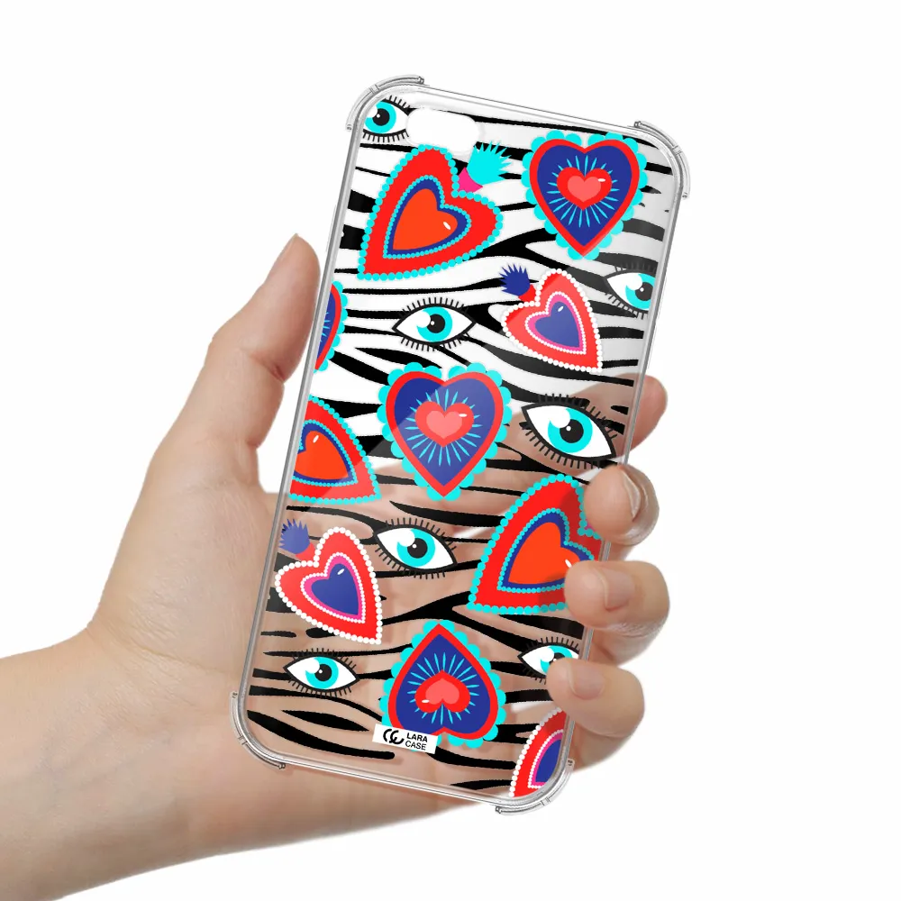 Eye Heart Apple iPhone 6 plus Clear PC Case