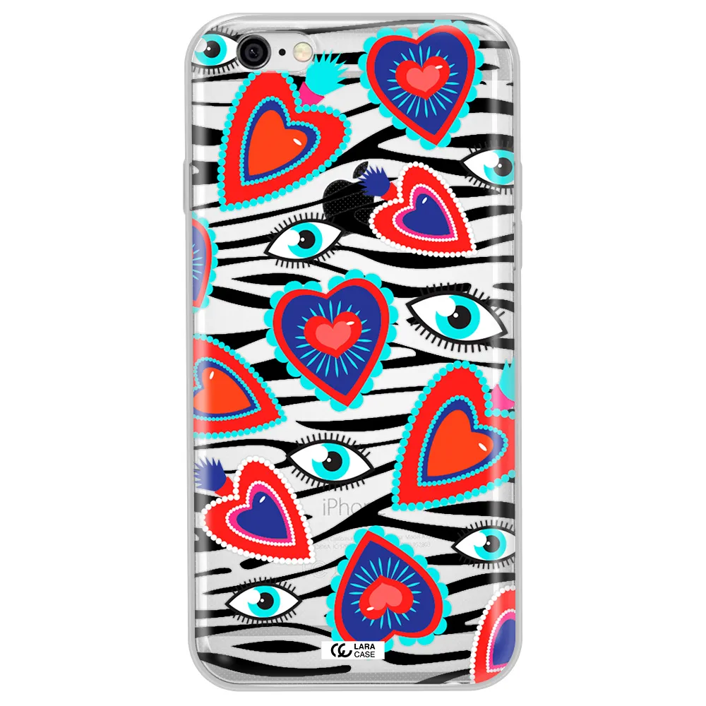 Eye Heart Apple iPhone 6 plus Clear TPU Case