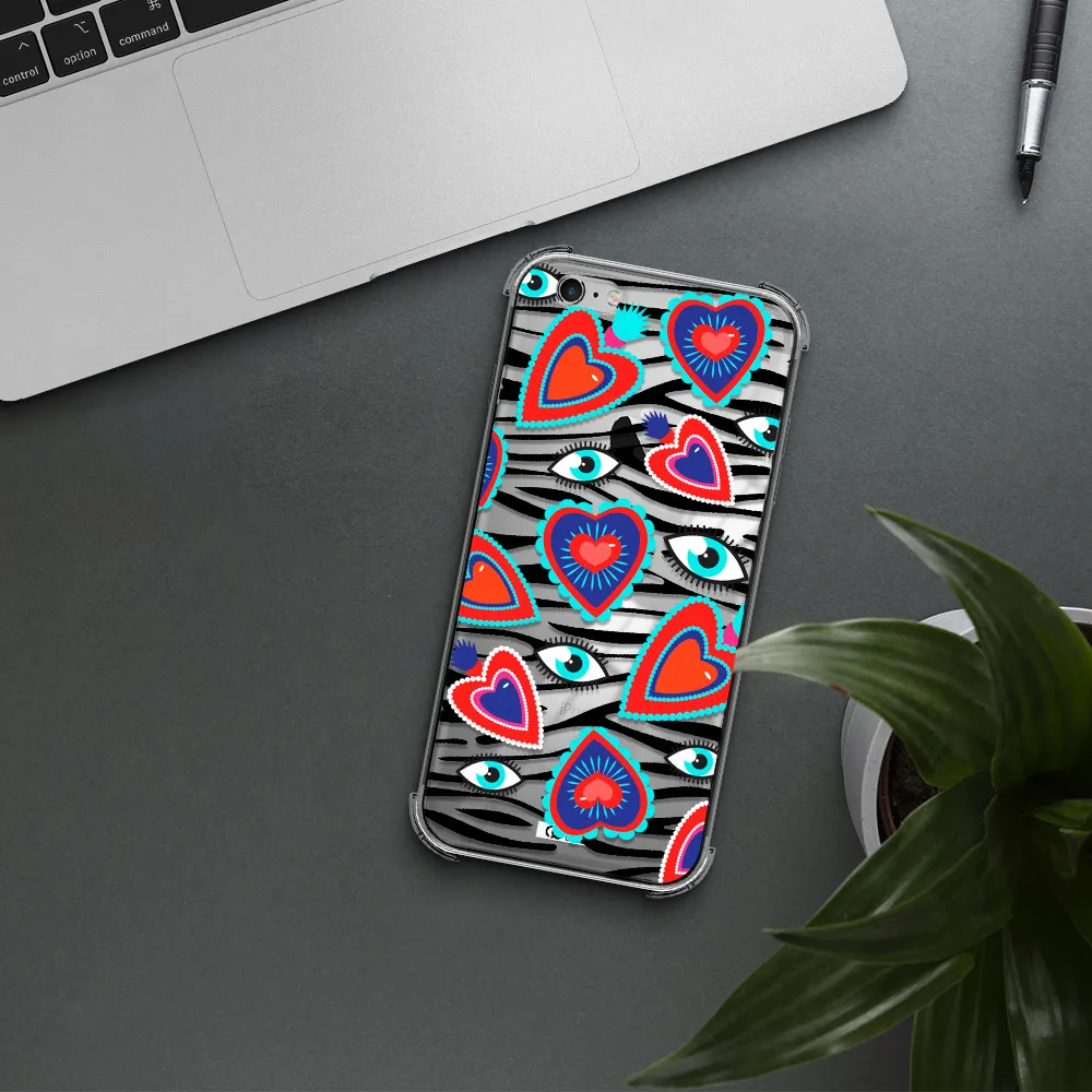 Eye Heart Apple iPhone 6S Clear PC Case