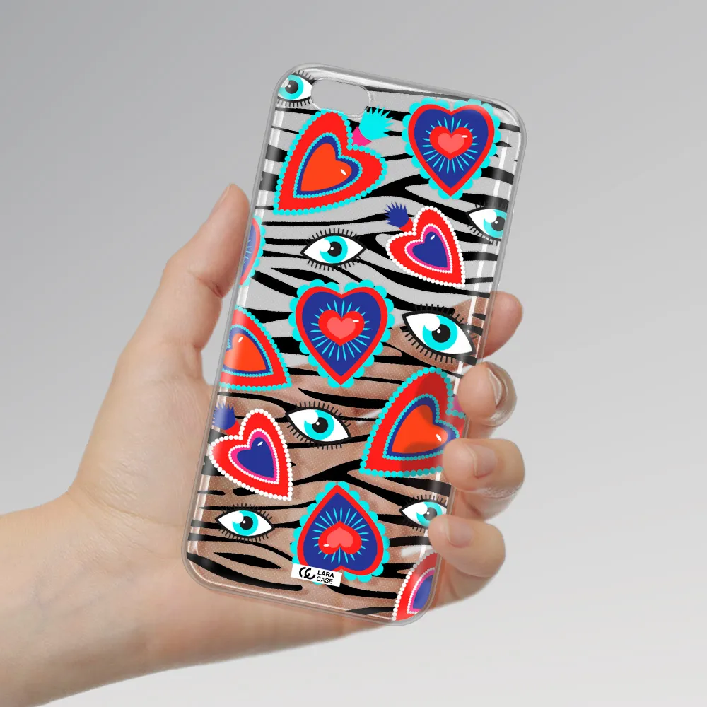 Eye Heart Apple iPhone 6S Clear TPU Case