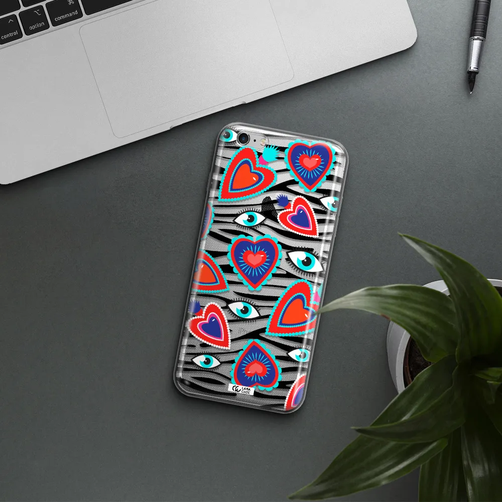 Eye Heart Apple iPhone 6S Clear TPU Case