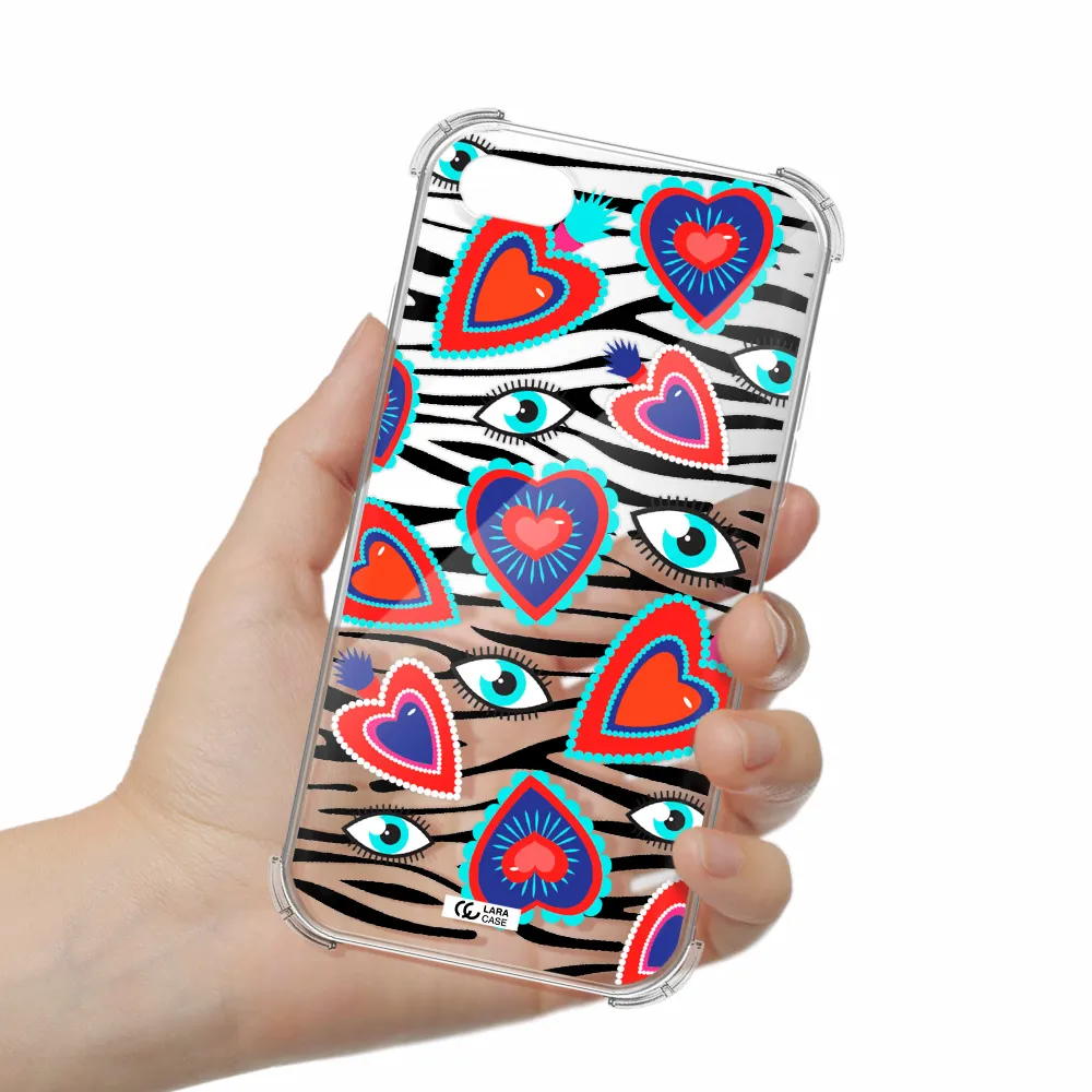 Eye Heart Apple iPhone 7 Clear PC Case
