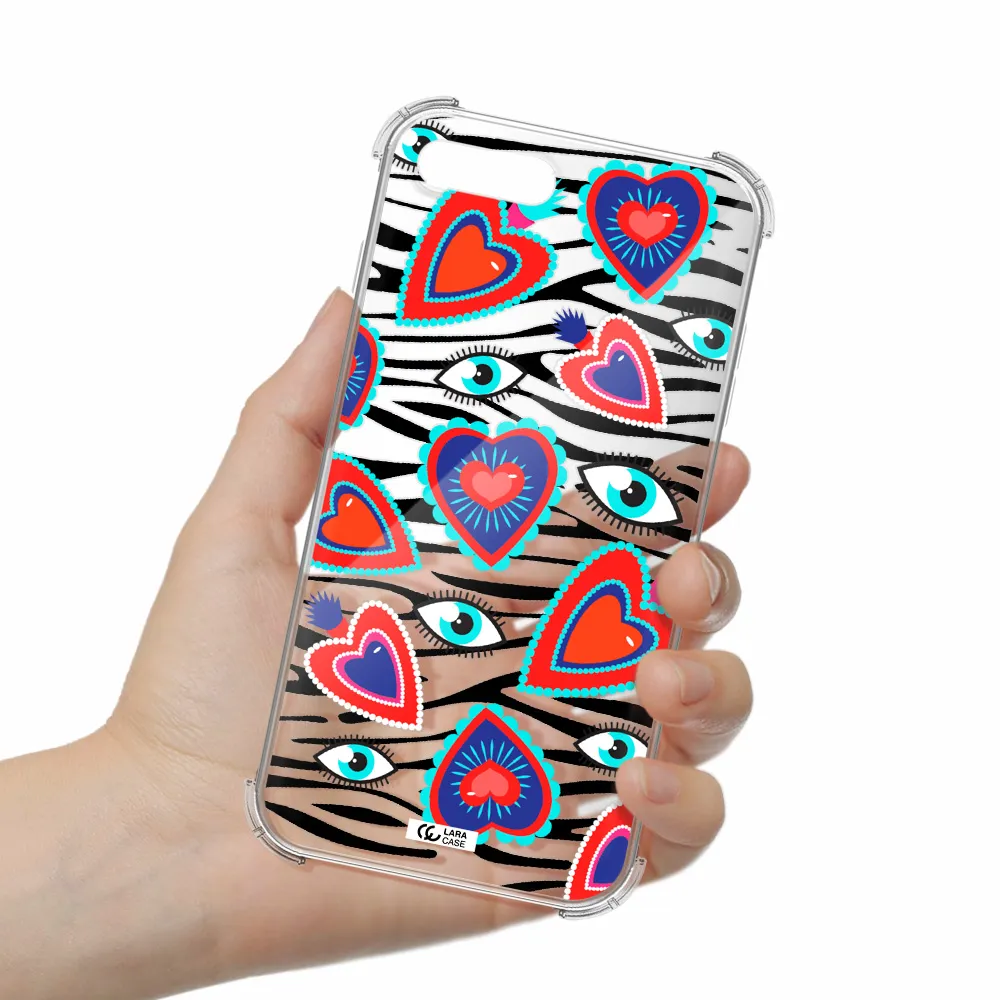 Eye Heart Apple iPhone 7 plus Clear PC Case