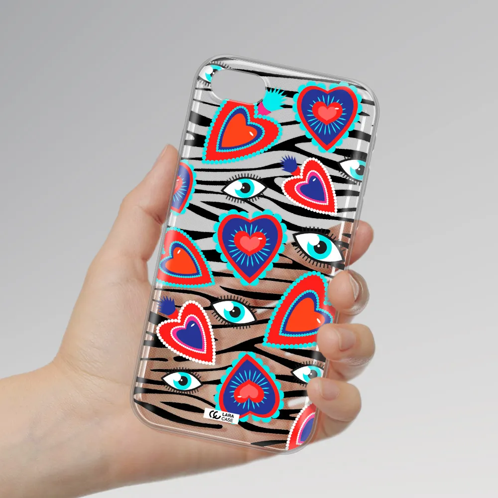 Eye Heart Apple Iphone Se 2020 Clear Tpu Case