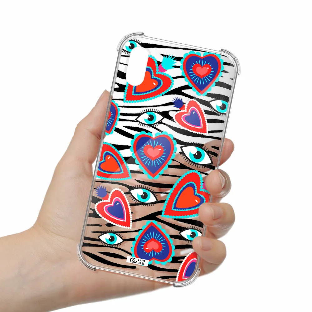 Eye Heart Apple iPhone X Clear PC Case