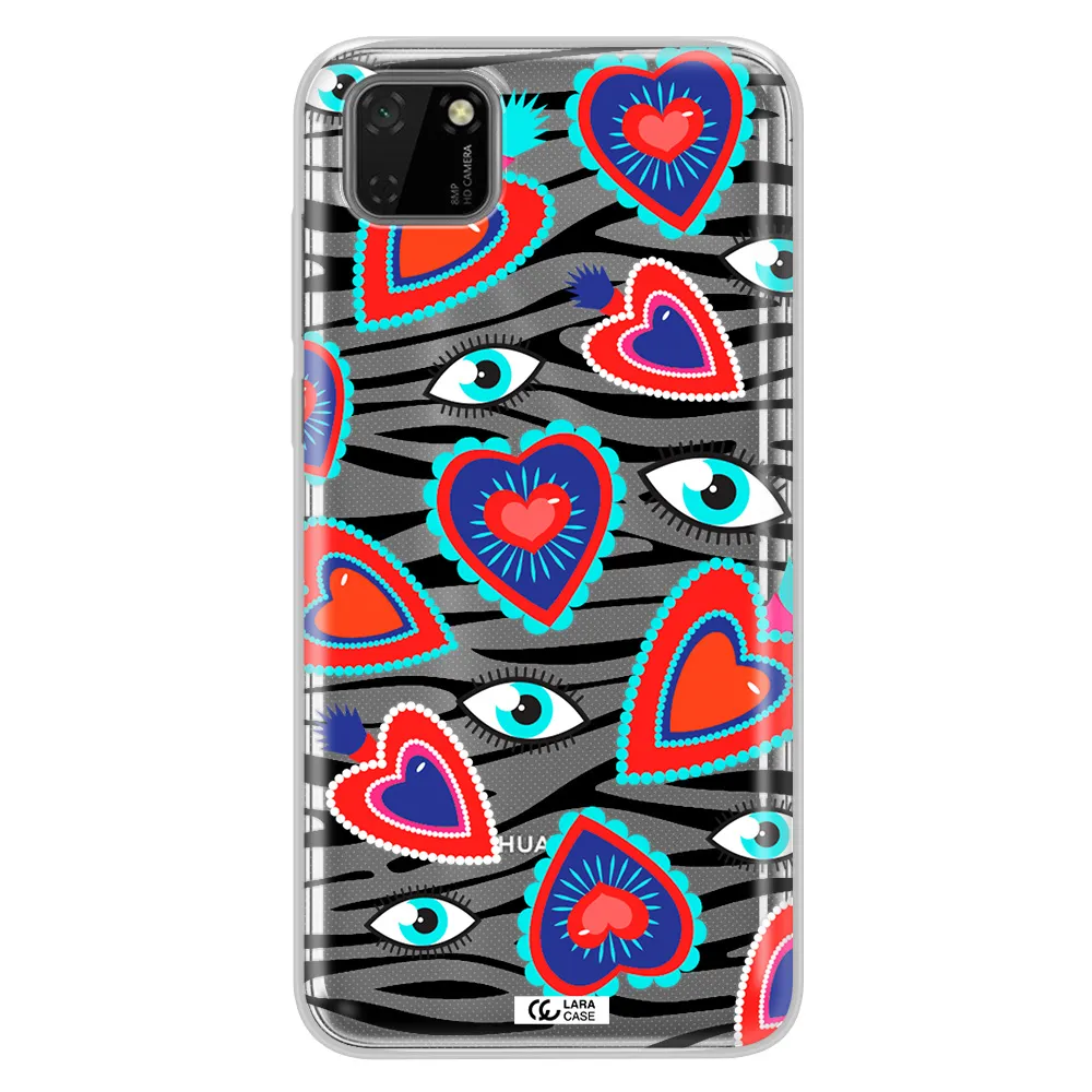 Eye Heart Huawei Honor 9S Clear TPU Case