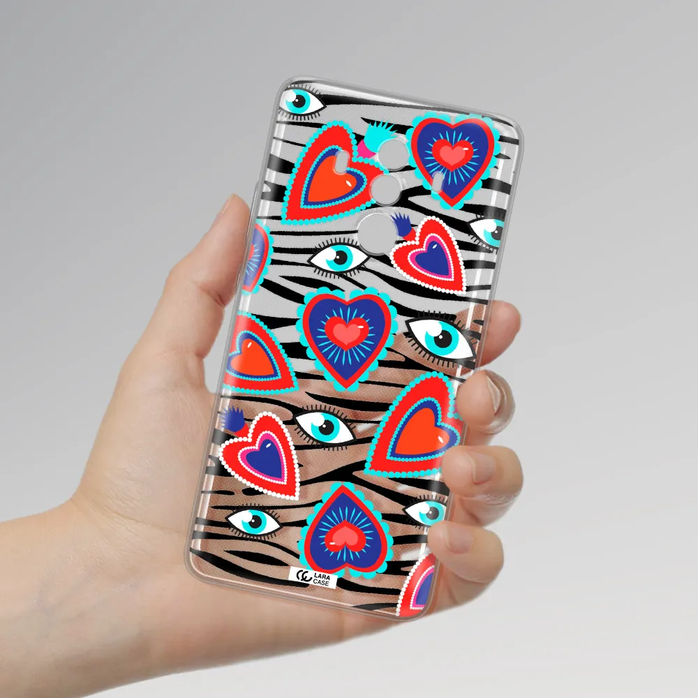 Eye Heart Huawei Mate 10 Clear TPU Case
