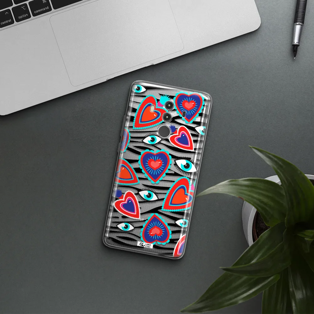 Eye Heart Huawei Mate 10 Clear TPU Case