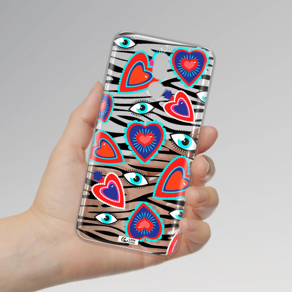 Eye Heart Huawei Mate 10 Lite Clear TPU Case