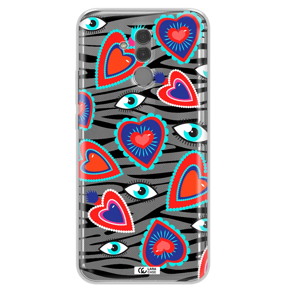 Eye Heart Huawei Mate 20 Lite Clear TPU Case