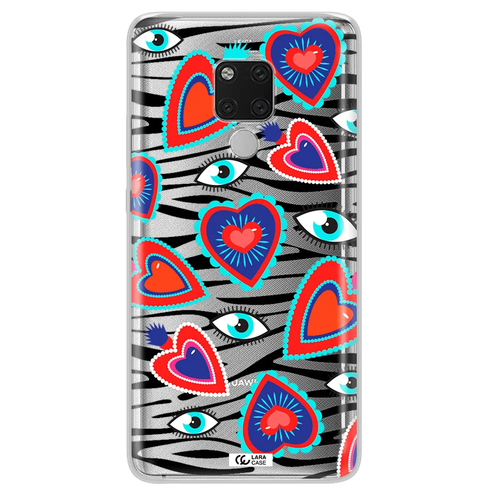Eye Heart Huawei Mate 20X Clear TPU Case