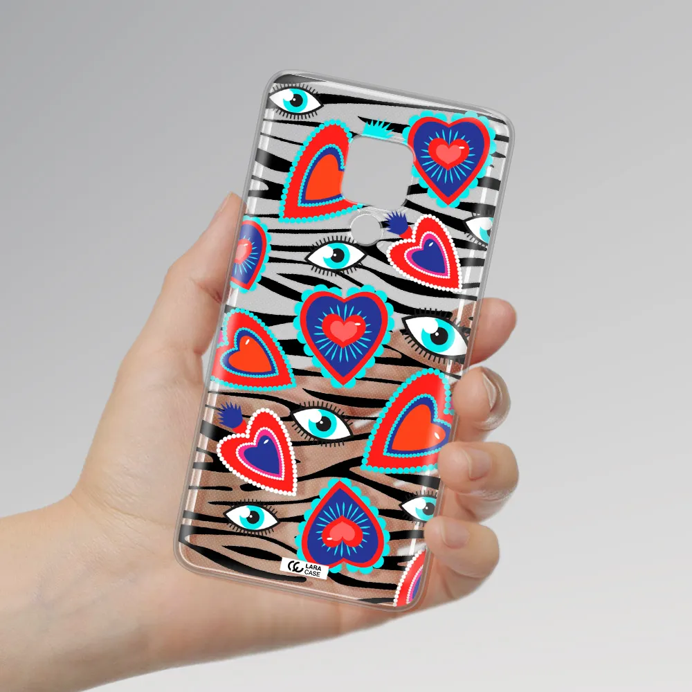 Eye Heart Huawei Mate 20X Clear TPU Case
