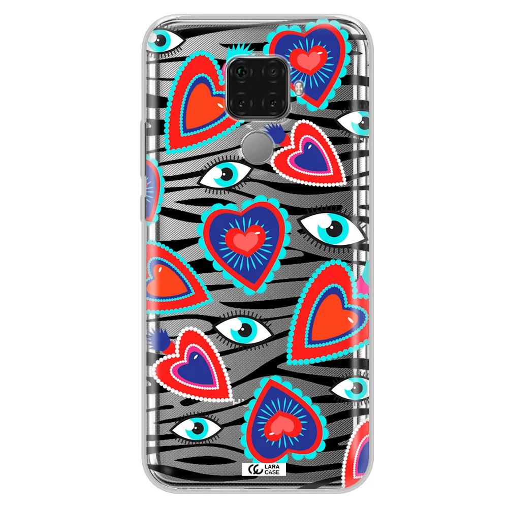Eye Heart Huawei Mate 30 Lite Clear TPU Case