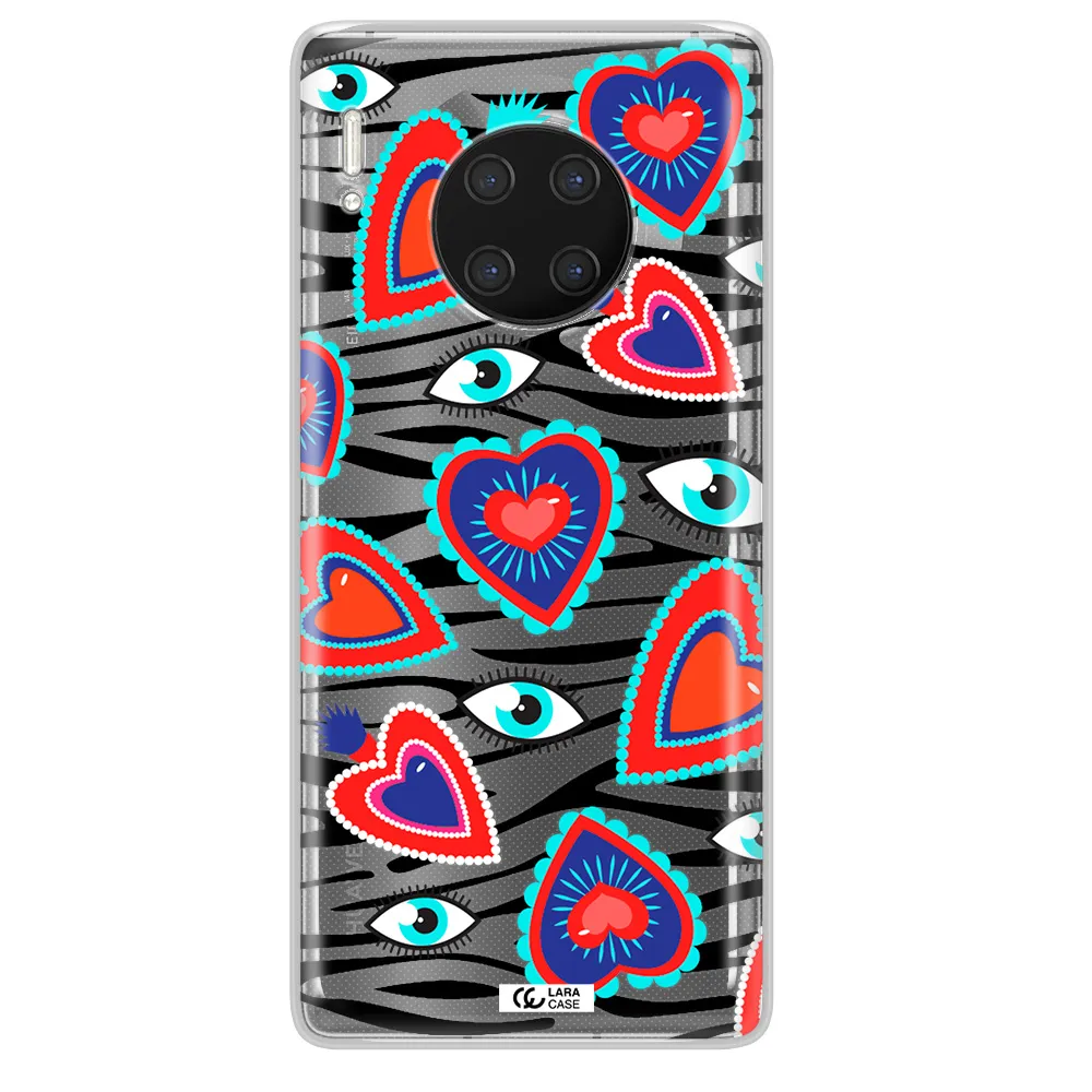 Eye Heart Huawei Mate 30 Pro Clear TPU Case