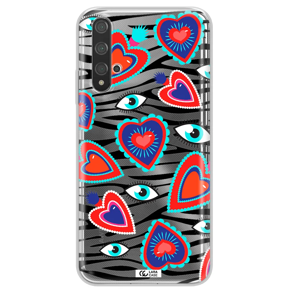 Eye Heart Huawei Nova 5t Clear TPU Case