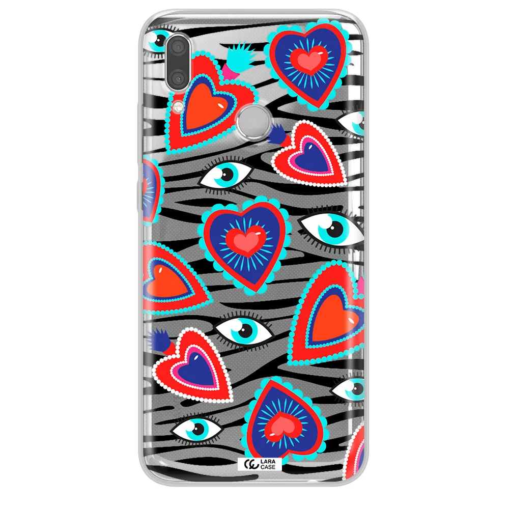 Eye Heart Huawei P Smart 2019 Clear TPU Case