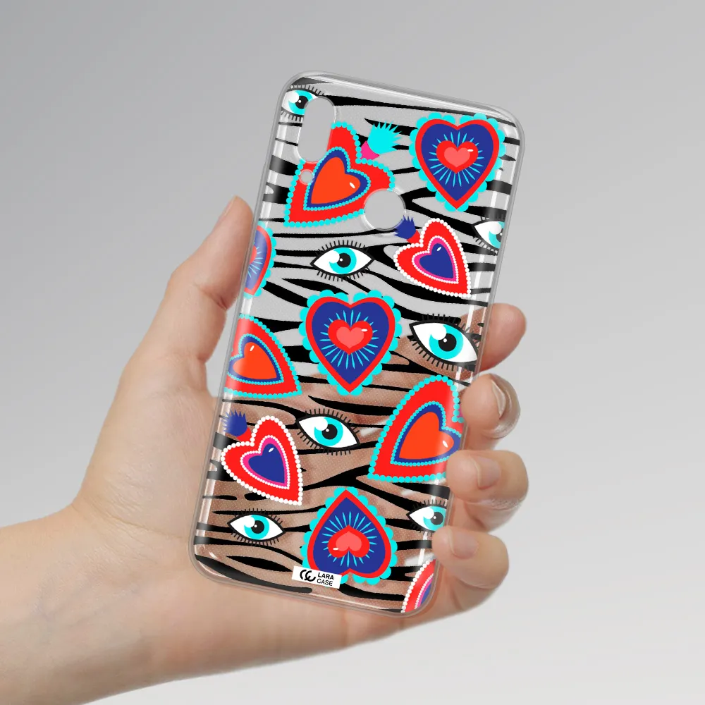 Eye Heart Huawei P Smart 2019 Clear TPU Case