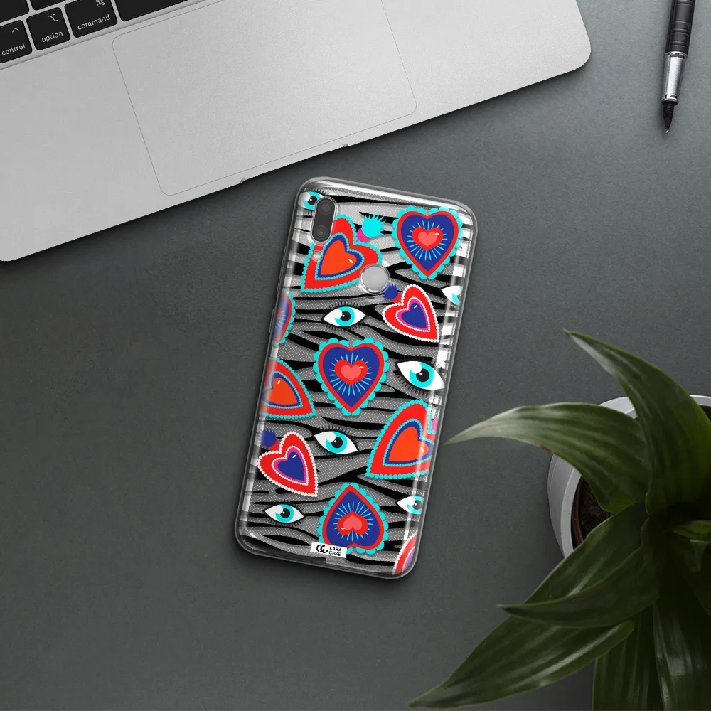 Eye Heart Huawei P Smart 2019 Clear TPU Case