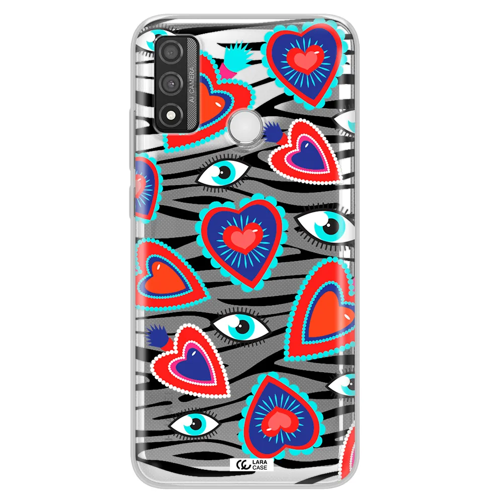 Eye Heart Huawei P Smart 2020 Clear TPU Case