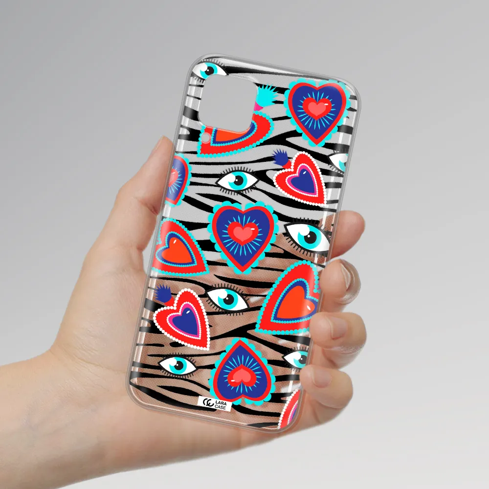 Eye Heart Huawei P40 Lite Clear TPU Case
