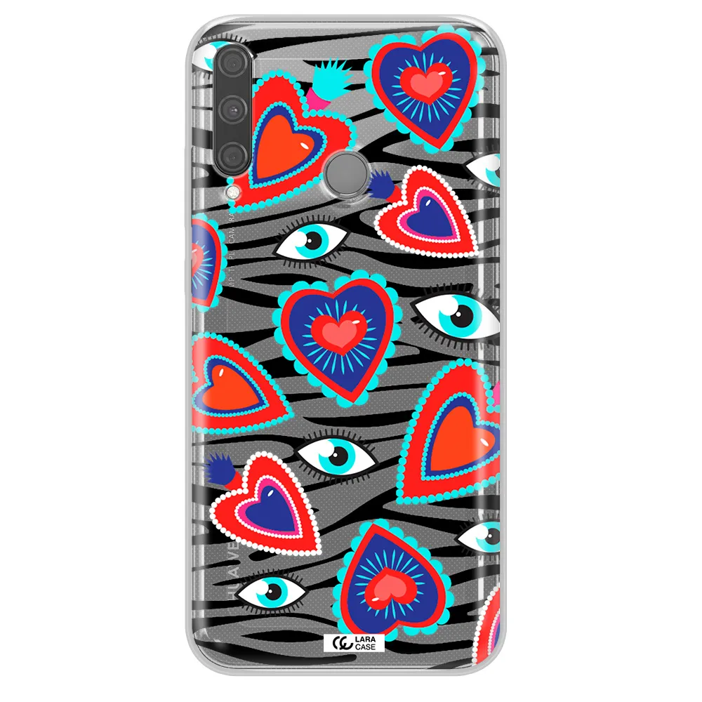 Eye Heart Huawei P40 Lite E Clear TPU Case