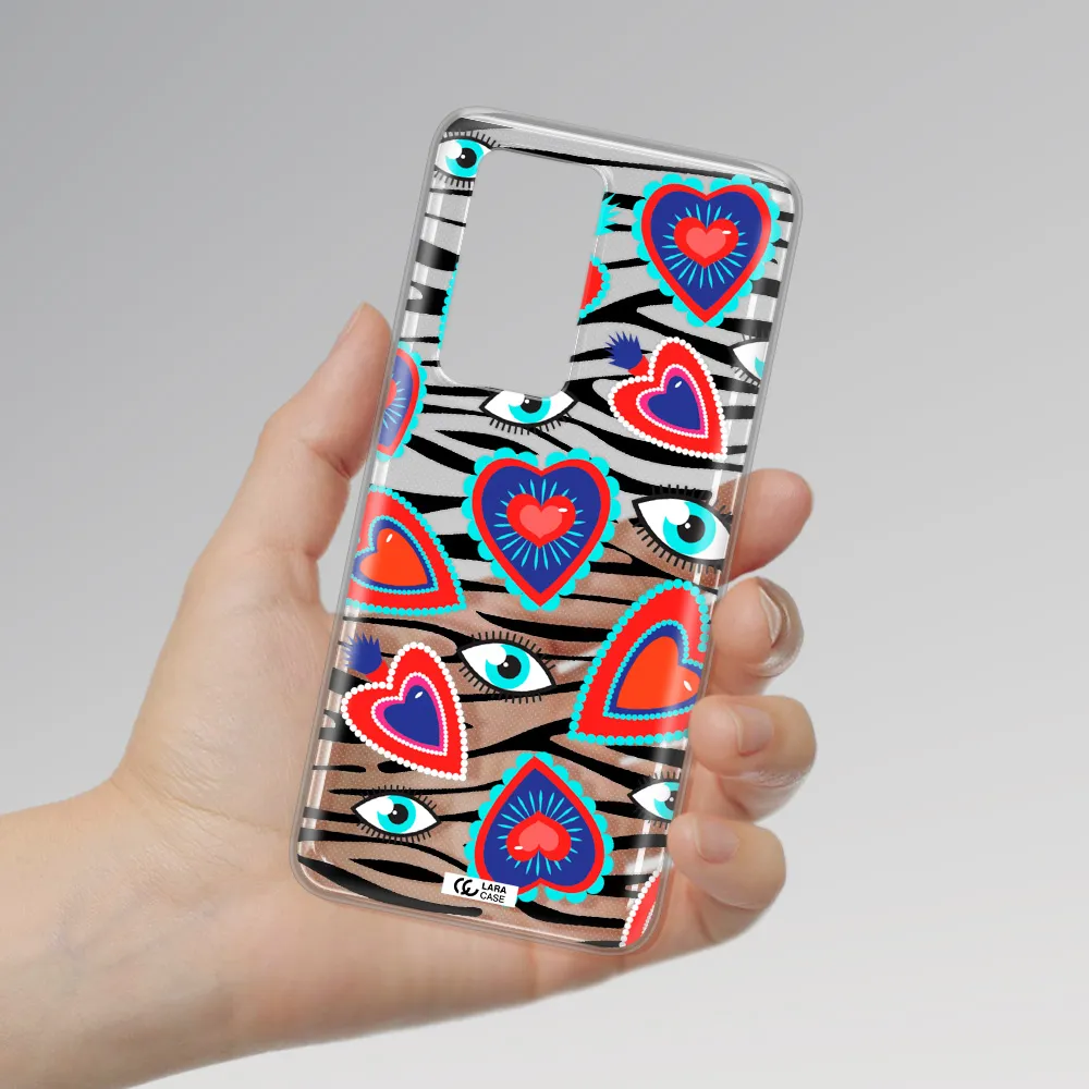 Eye Heart Huawei P40 Pro Clear TPU Case