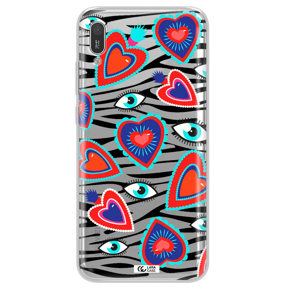 Eye Heart Huawei Y6 Pro 2019 Clear TPU Case