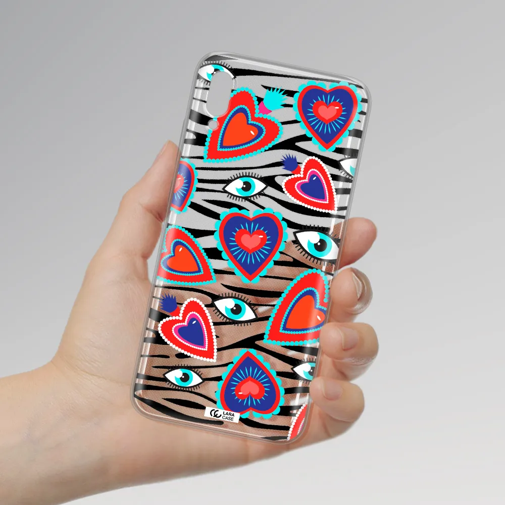 Eye Heart Huawei Y6 Pro 2019 Clear TPU Case