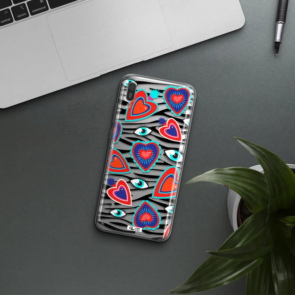Eye Heart Huawei Y6 Pro 2019 Clear TPU Case