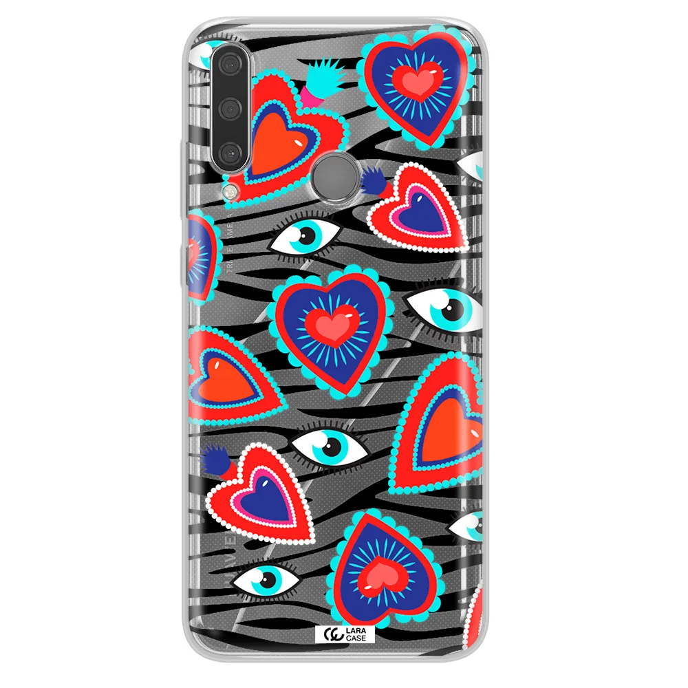Eye Heart Huawei Y6P Clear TPU Case