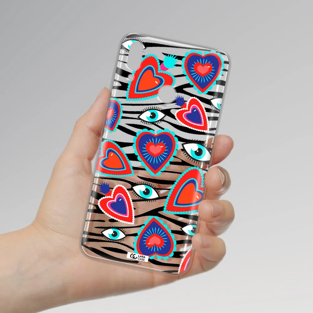 Eye Heart Huawei Y9 2019 Clear TPU Case