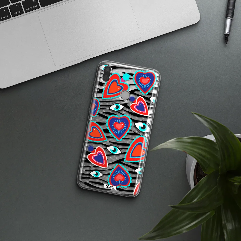 Eye Heart Huawei Y9 2019 Clear TPU Case