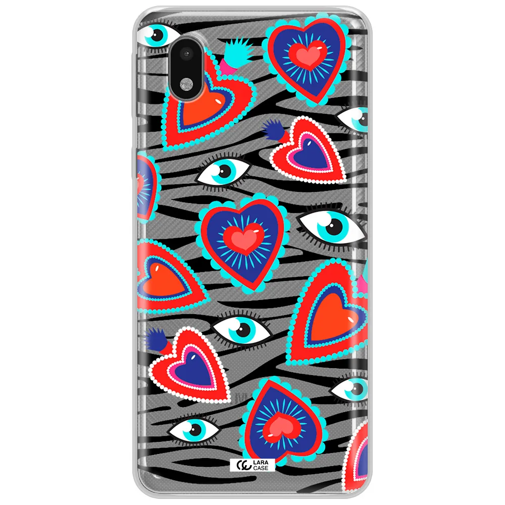 Eye Heart Samsung A01 Core Clear Tpu Case