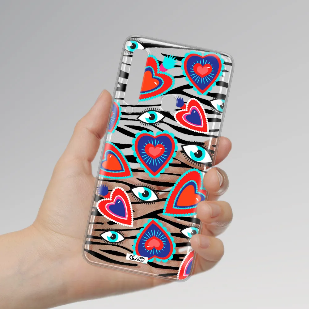 Eye Heart Samsung A9 2018 Clear TPU Case