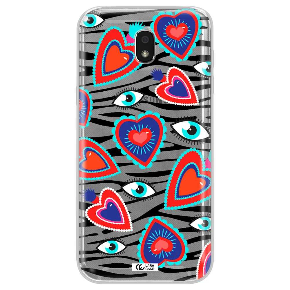 Eye Heart Samsung J5 2017 Clear TPU Case