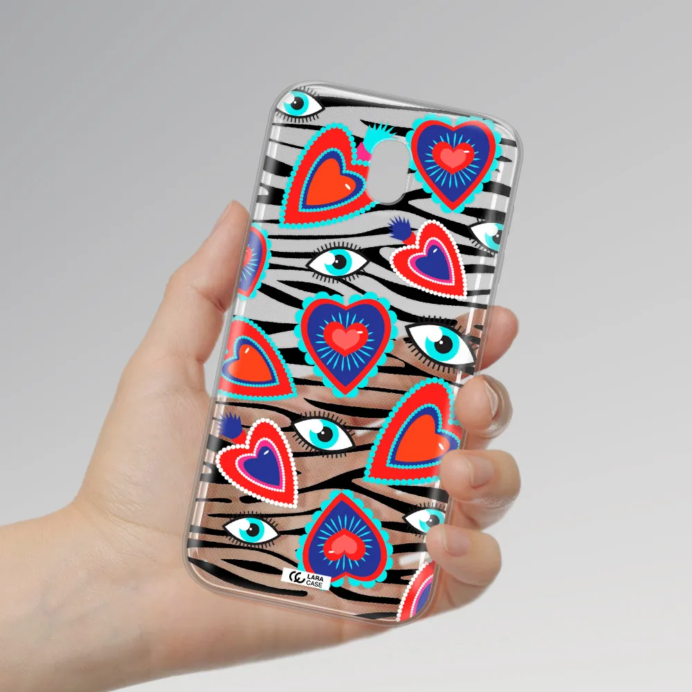 Eye Heart Samsung J5 2017 Clear TPU Case