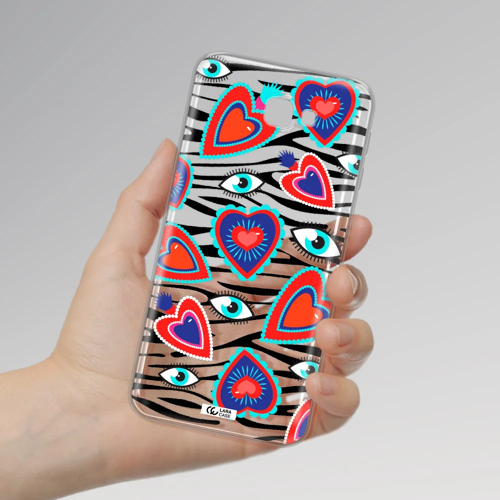 Eye Heart Samsung J5 Prime Clear TPU Case