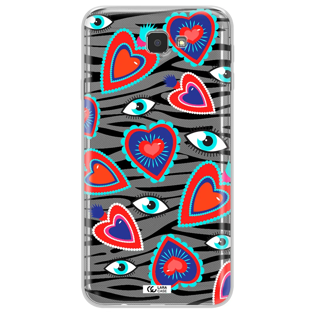 Eye Heart Samsung J7 Prim Clear TPU Case