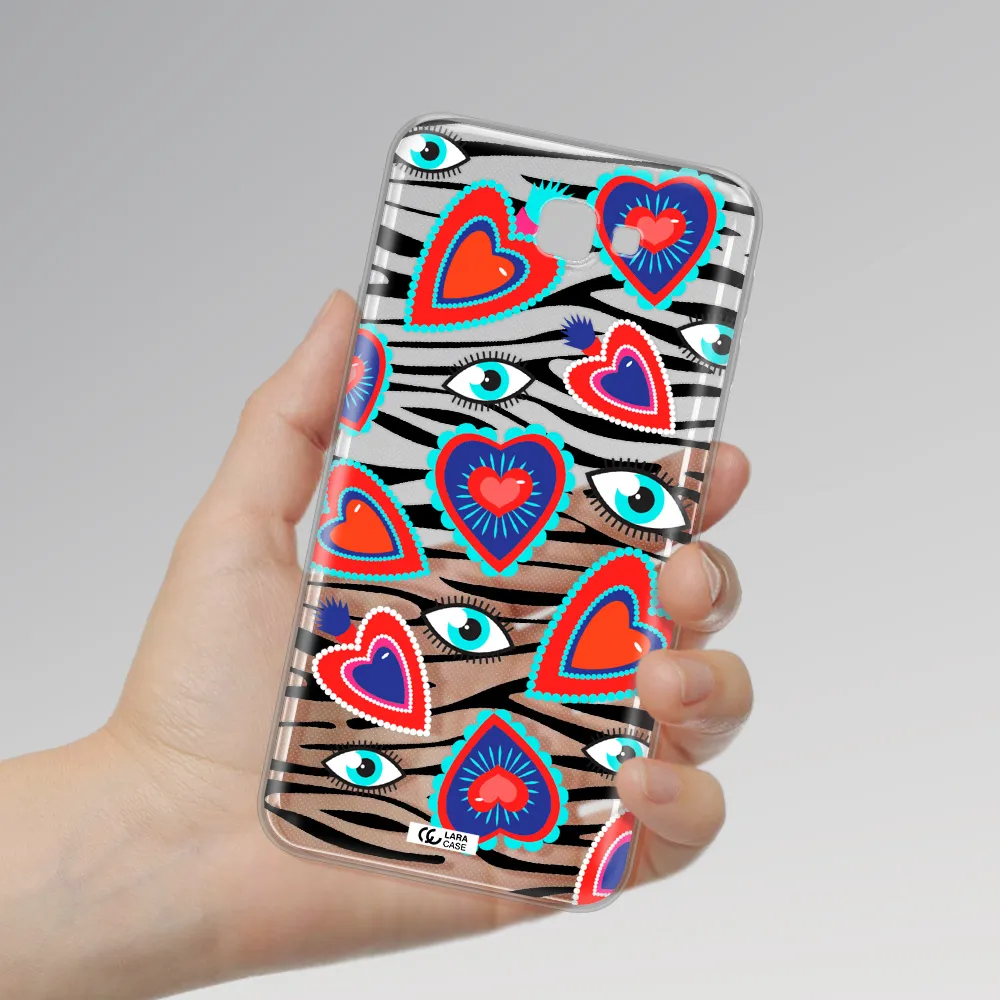 Eye Heart Samsung J7 Prim Clear TPU Case