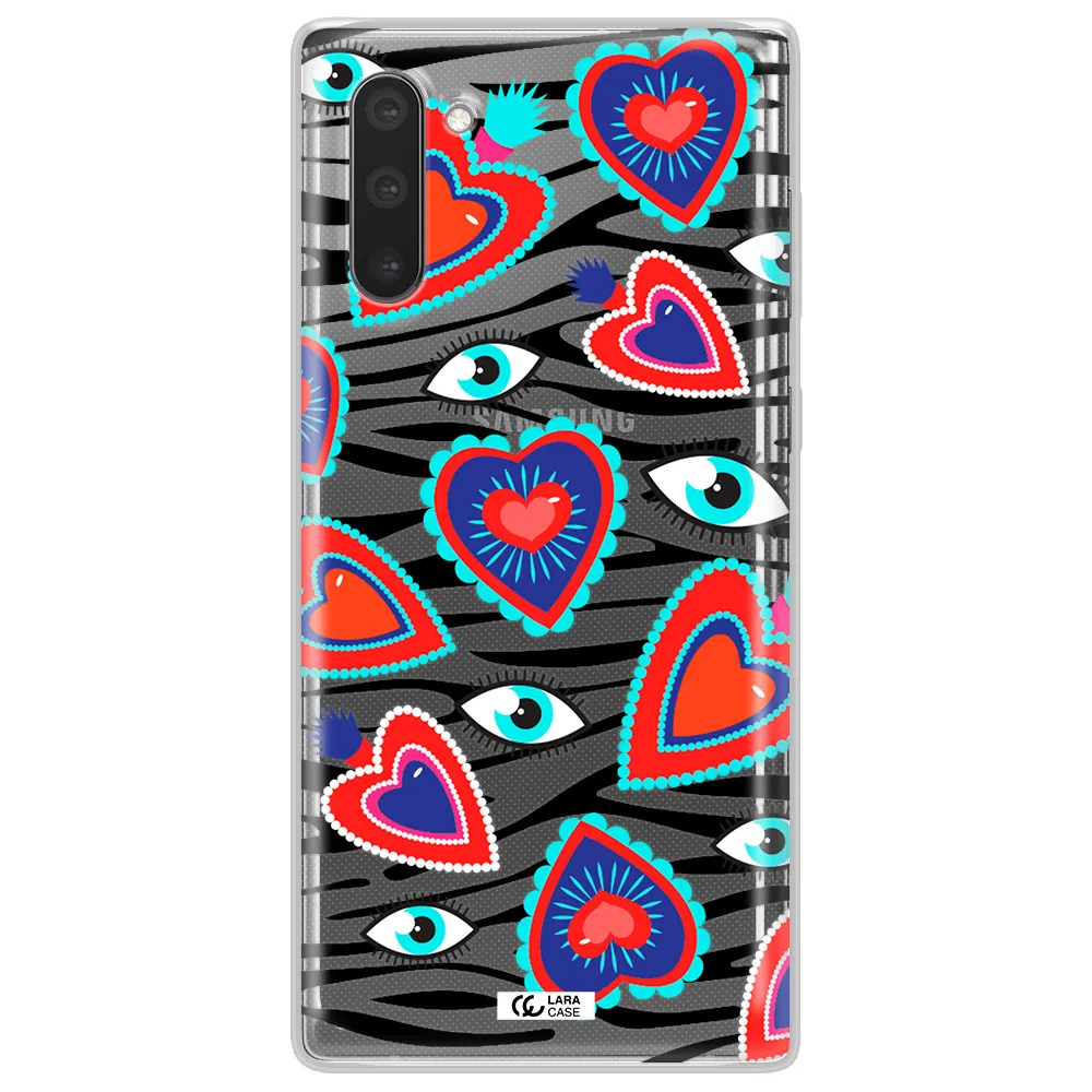 Eye Heart Samsung Note 10 Clear TPU Case