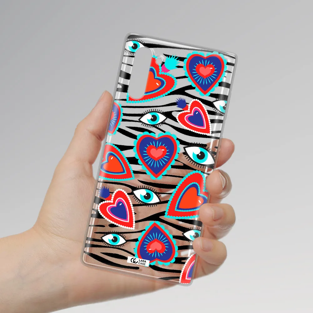 Eye Heart Samsung Note 10 Clear TPU Case