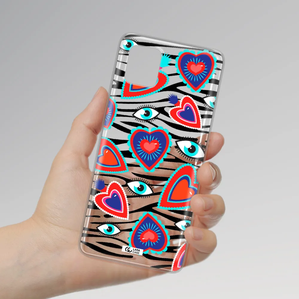 Eye Heart Samsung Note 10 Lite Clear TPU Case