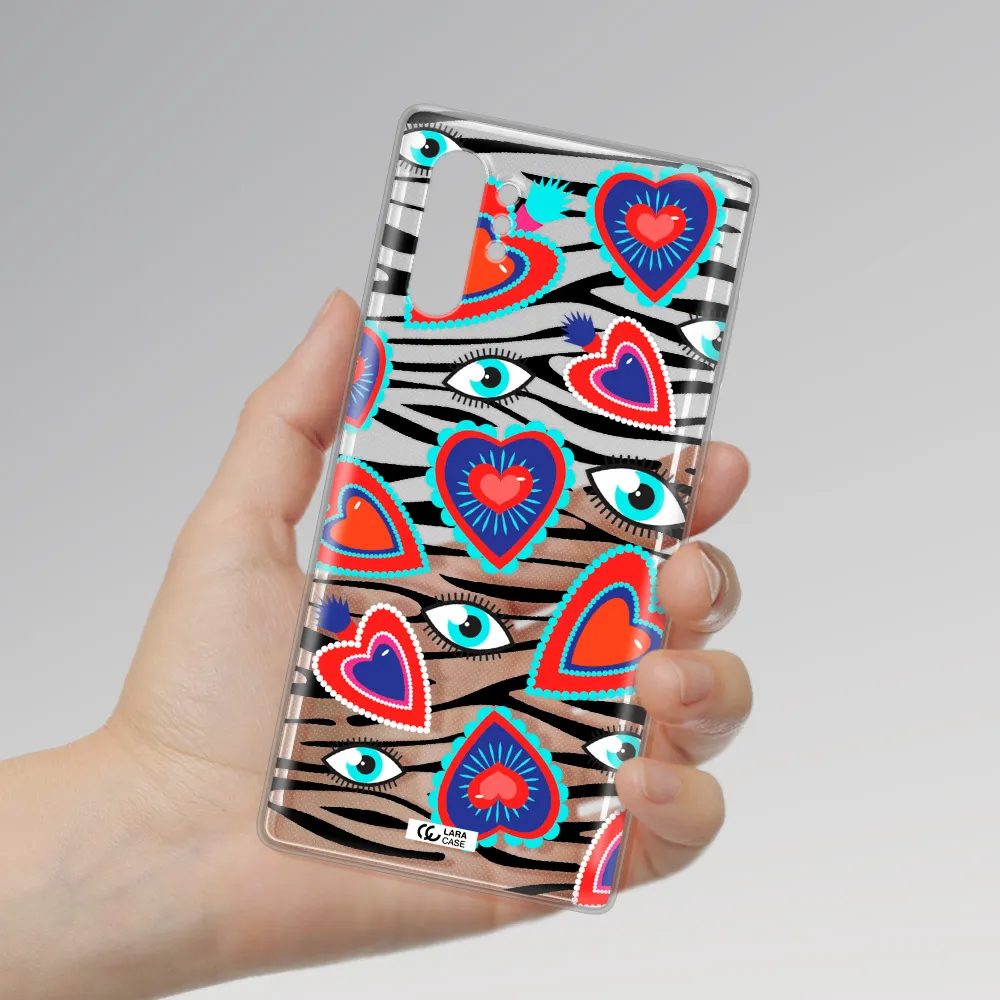 Eye Heart Samsung Note 10 Plus Clear TPU Case