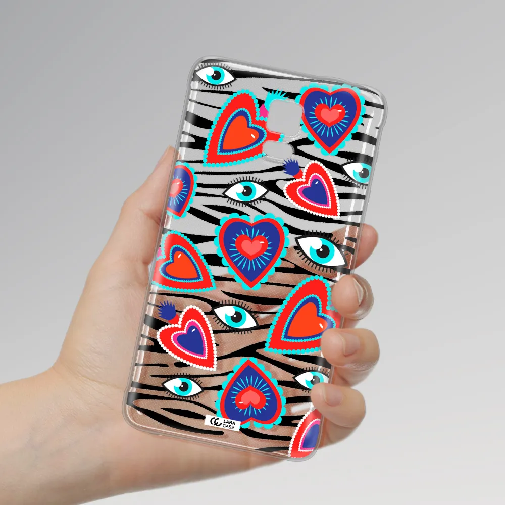 Eye Heart Samsung Note 4 Clear TPU Case