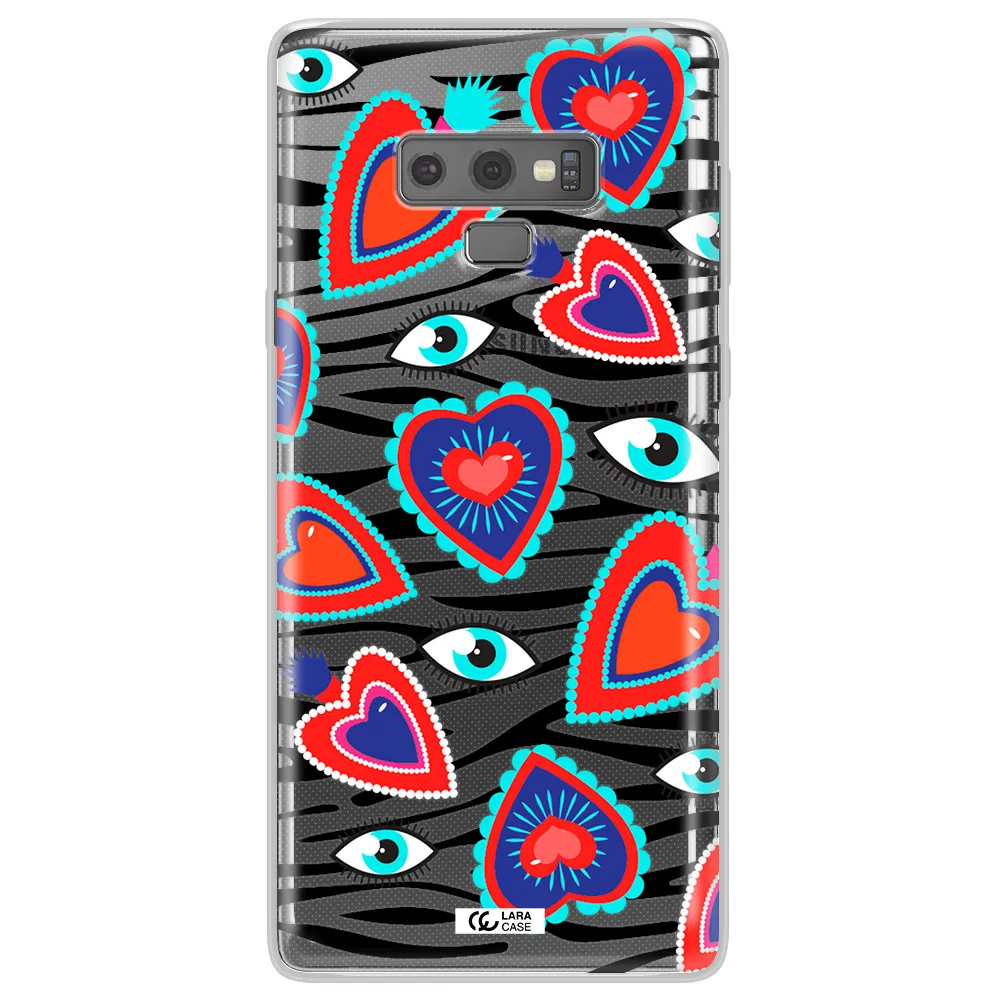 Eye Heart Samsung Note 9 Clear TPU Case